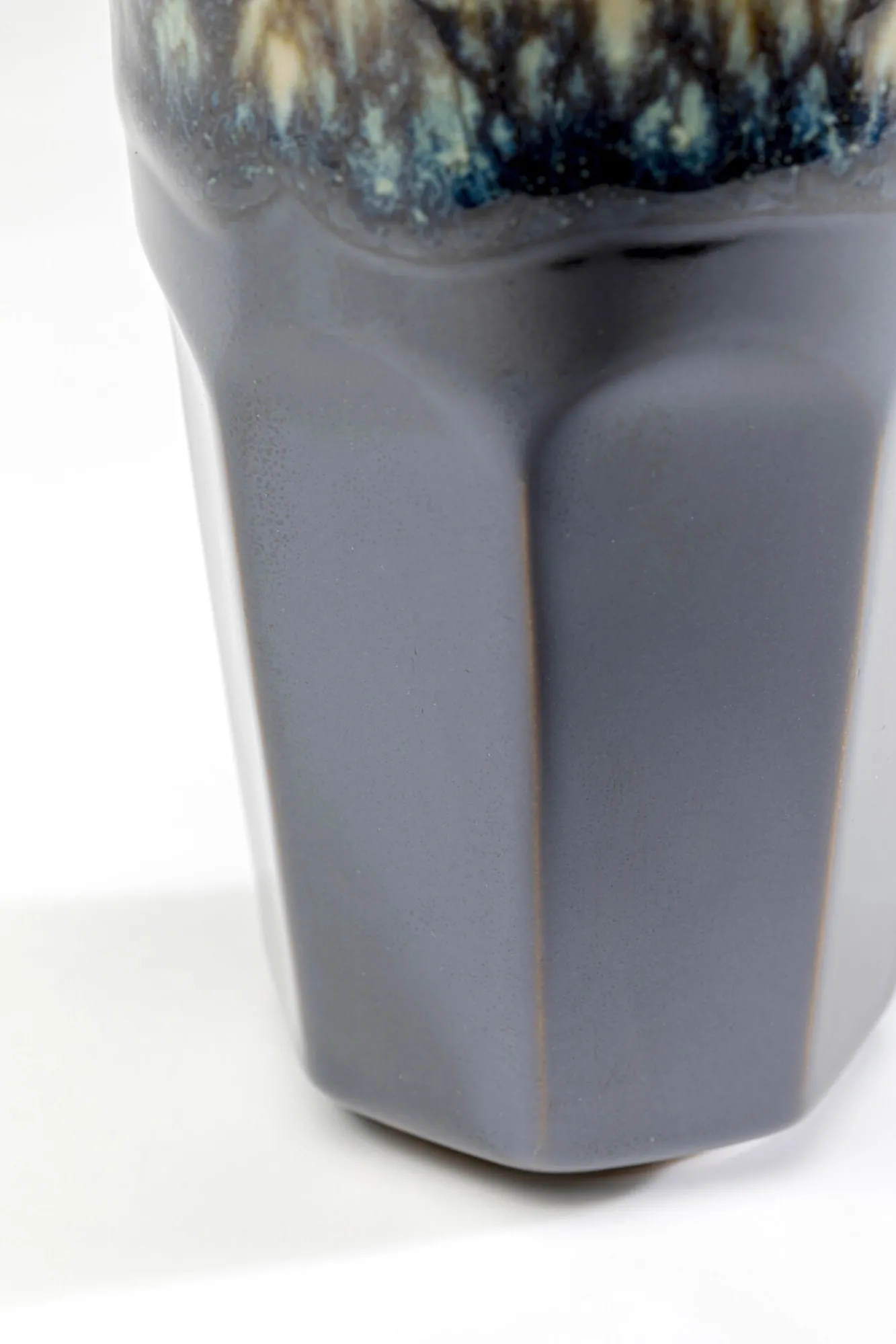 New KARE Design Kubek bez ucha kamionkowy ciemnoniebieski 12 cm - KARE