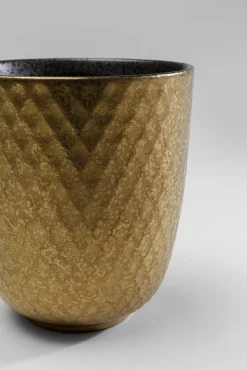 New KARE Design Kubek bez ucha z porcelany czarno-złoty 200 ml - KARE