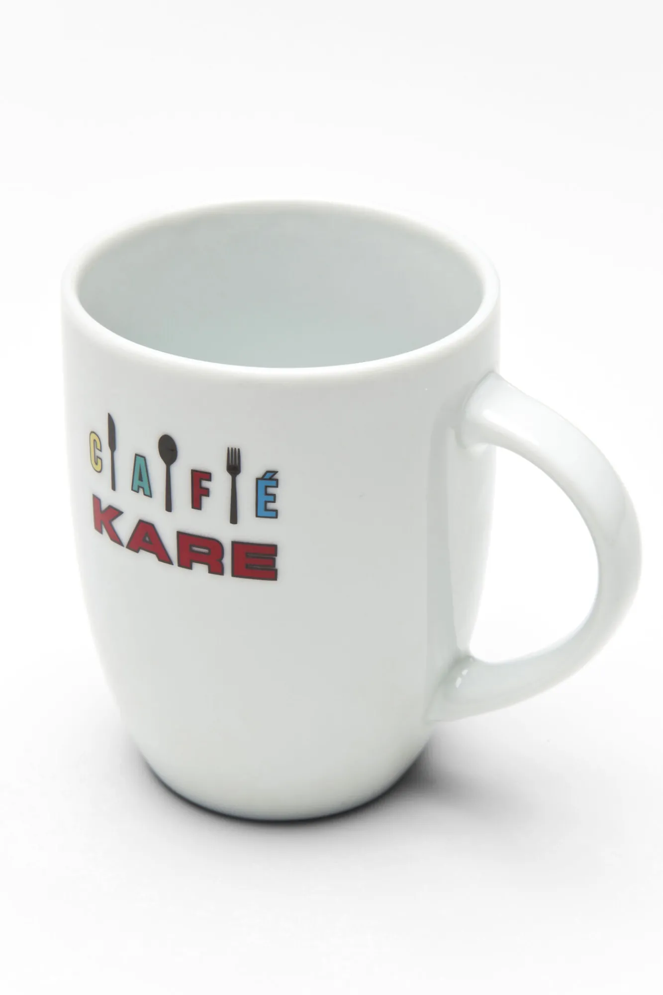 Sale KARE Design Kubek Kare biały z nadrukiem - KARE