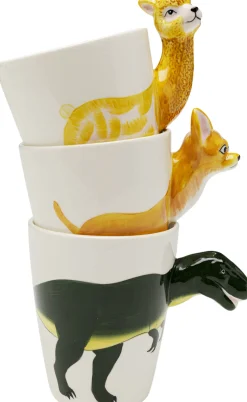 Fashion KARE Design Kubek z porcelany motyw zwierzęcy alpaka 390 ml - KARE