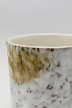 Clearance KARE Design Kubek z uchem 350 ml żółty wzór - KARE