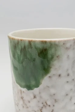 New KARE Design Kubek z uchem 350 ml zielony wzór - KARE