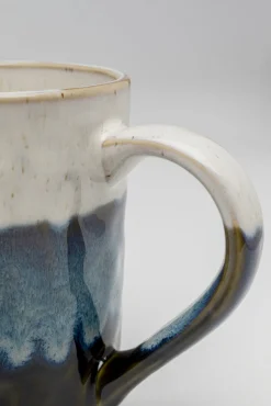 Outlet KARE Design Kubek z uchem kamionka 350 ml dół brązowy - KARE