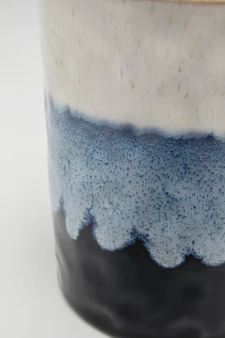 Clearance KARE Design Kubek z uchem kamionka 350 ml dół niebieski - KARE