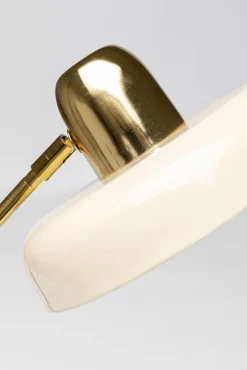 Fashion KARE Design Lampa biurkowa beżowo-złota stalowa 56 cm - KARE