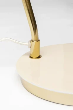Fashion KARE Design Lampa biurkowa beżowo-złota stalowa 56 cm - KARE