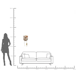 Fashion KARE Design Lampa ścienna Animal Dog Head 25cm - KARE