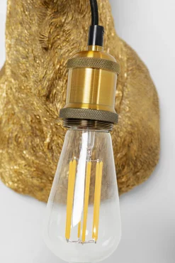 Outlet KARE Design Lampa ścienna Animal Goat 45x74 cm złota - KARE