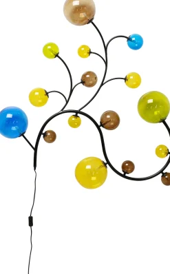 Discount KARE Design Lampa ścienna czarna klosze kolorowe 185x110 cm - KARE