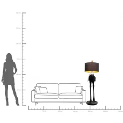 New KARE Design Lampa podłogowa Animal Ostrich 147cm - KARE