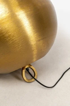 Clearance KARE Design Lampa podłogowa Apollon Smooth Ø50 cm złota - KARE