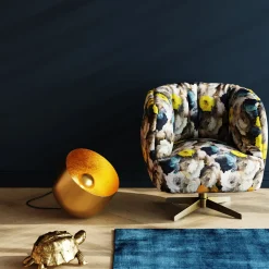 Clearance KARE Design Lampa podłogowa Apollon Smooth Ø35 cm złota - KARE