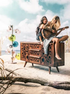 Discount KARE Design Lampa podłogowa Balloon Colore 95x160 cm kolorowa - KARE