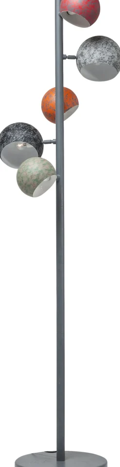 Discount KARE Design Lampa podłogowa Calotta Antico 5L 40x200 cm kolorowa - KARE