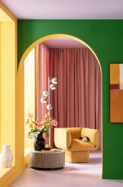 Online KARE Design Lampa podłogowa Calotta Chrome 40x200 cm srebrna - KARE