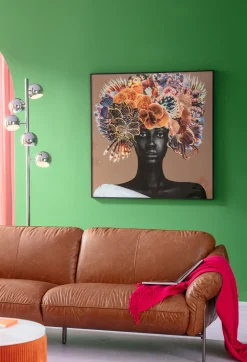 Online KARE Design Lampa podłogowa Calotta Chrome 40x200 cm srebrna - KARE