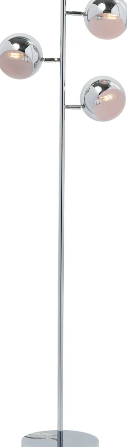 Online KARE Design Lampa podłogowa Calotta 40x151 cm srebrna - KARE