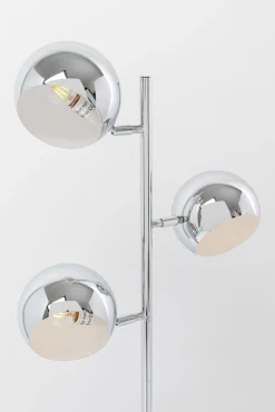 Online KARE Design Lampa podłogowa Calotta 40x151 cm srebrna - KARE