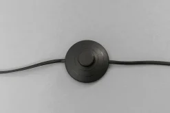 Hot KARE Design Lampa podłogowa czarno-złota stalowa 130 cm - KARE