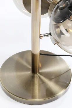 Online KARE Design Lampa podłogowa duża złota klosze szklane kule przydymione 160 cm - KARE