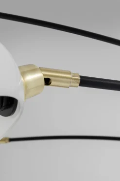 Hot KARE Design Lampa podłogowa Five Fingers Duo 125x220 cm czarno-złota - KARE