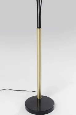 Hot KARE Design Lampa podłogowa Five Fingers Duo 125x220 cm czarno-złota - KARE