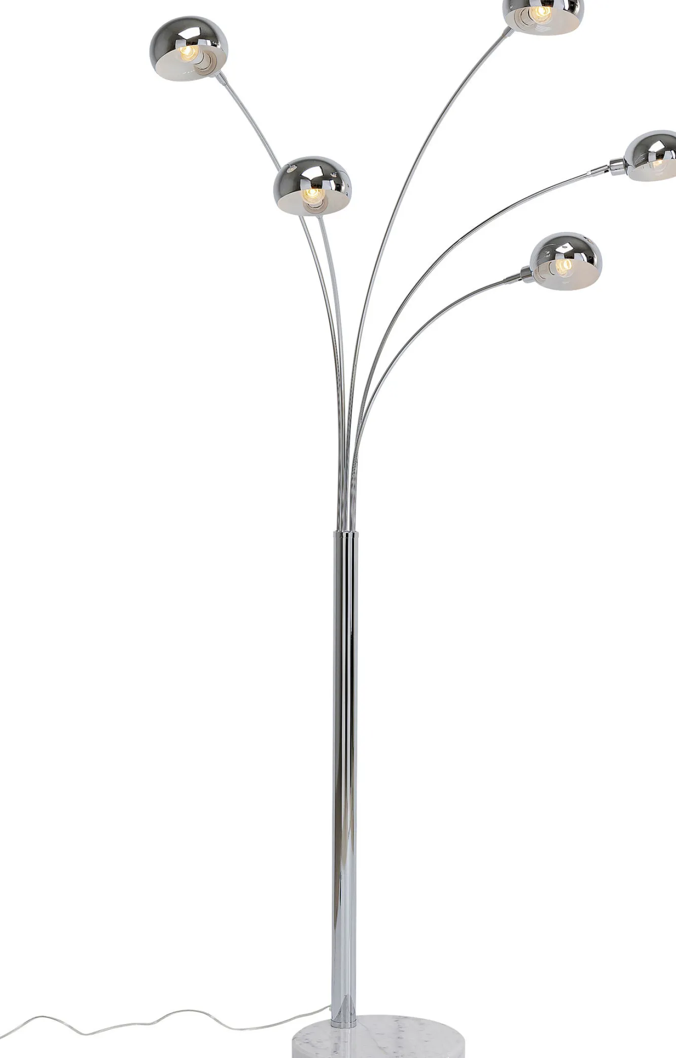 Sale KARE Design Lampa podłogowa Five Fingers 122x220 cm chromowa - KARE