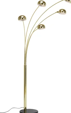 Hot KARE Design Lampa podłogowa Five Fingers 100x220 cm mosiężna - KARE