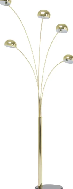 Hot KARE Design Lampa podłogowa Five Fingers 100x220 cm mosiężna - KARE