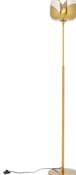 Fashion KARE Design Lampa podłogowa Goblet 25x160 cm złota - KARE
