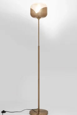 Fashion KARE Design Lampa podłogowa Goblet 25x160 cm złota - KARE