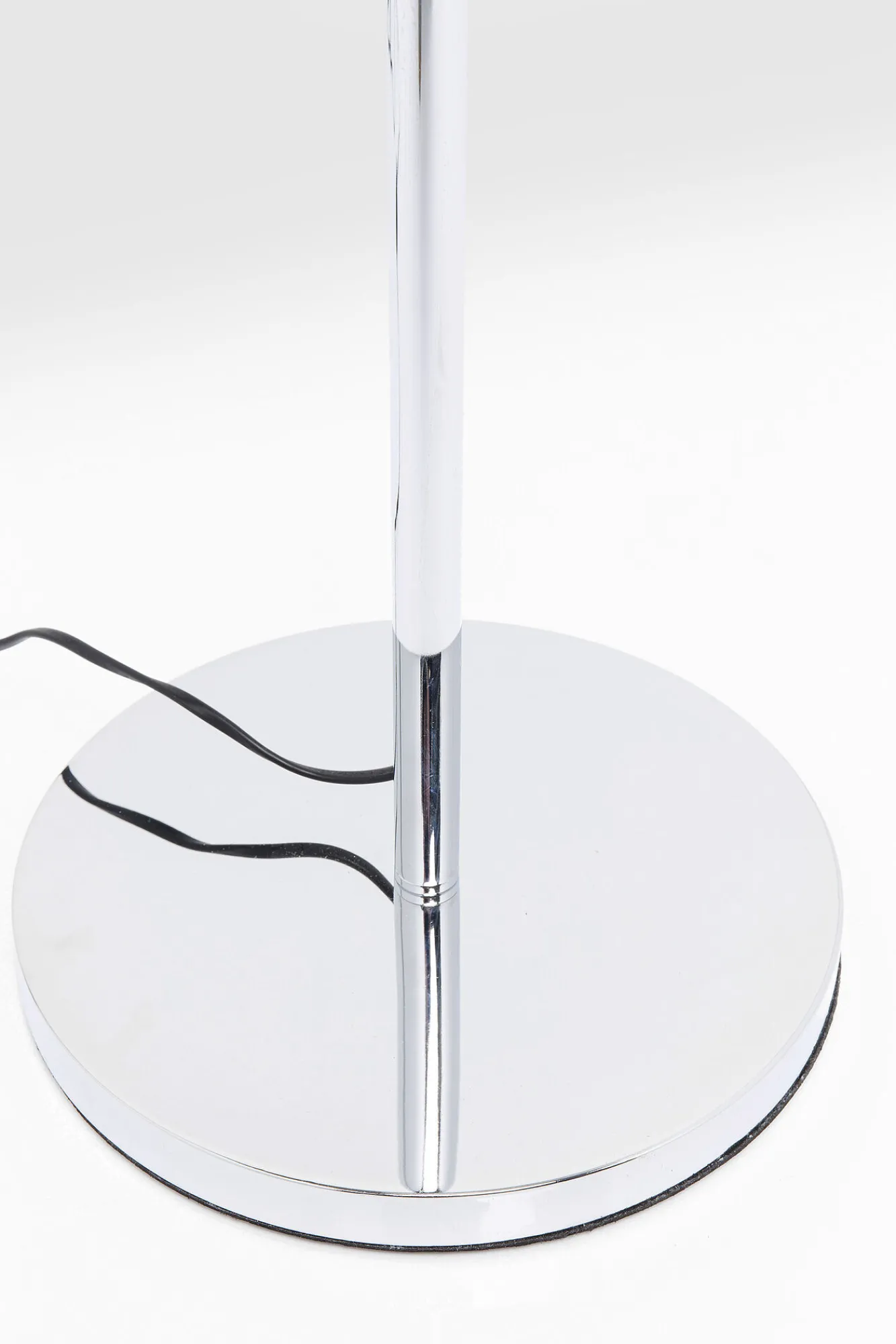 Outlet KARE Design Lampa podłogowa Goblet 25x160 cm srebrna - KARE