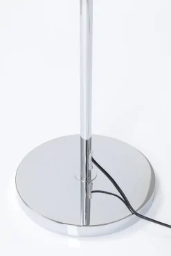 Best KARE Design Lampa podłogowa Headlight 43x163 cm srebrna - KARE