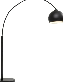 Hot KARE Design Lampa podłogowa Lounge Small Deal Eco 163x175 cm czarna matowa - KARE