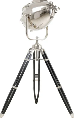 Best KARE Design Lampa podłogowa Movie 230 cm trójnóg drewno mango i aluminium - KARE