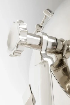 Best KARE Design Lampa podłogowa Movie 230 cm trójnóg drewno mango i aluminium - KARE