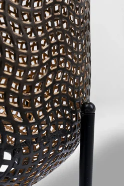 Discount KARE Design Lampa podłogowa Oasis ∅38x92 cm brązowo-czarna - KARE