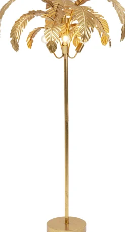 Hot KARE Design Lampa podłogowa Palmera 90x170 cm złota - KARE