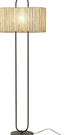 Discount KARE Design Lampa podłogowa Philadelphia czarna 152cm - KARE