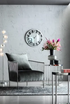 Hot KARE Design Lampa podłogowa Scal Balls 28x160 cm srebrna - KARE