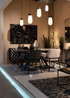 Clearance KARE Design Lampa podłogowa Scal Balls 28x160 cm czarna - KARE