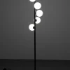 Hot KARE Design Lampa podłogowa Scala Balls Milky Black 160cm - KARE