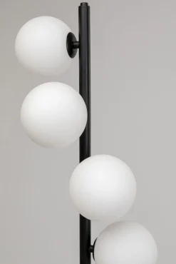 Hot KARE Design Lampa podłogowa Scala Balls Milky Black 160cm - KARE