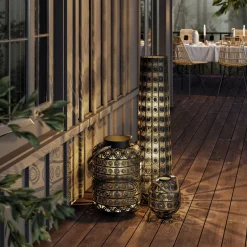 Hot KARE Design Lampa podłogowa Sultan Ø23x31 cm czarna - KARE