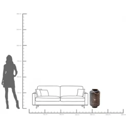 Online KARE Design Lampa podłogowa Sultans Home Ø39x59 cm czarna - KARE