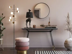 Sale KARE Design Lampa podłogowa Trapez 30x160 cm czarna - KARE