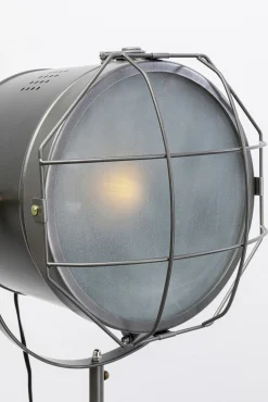 Best KARE Design Lampa podłogowa trójnóg vintage drewno sosnowe i stal 110-155 cm - KARE