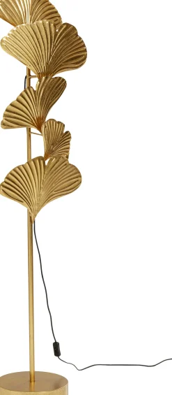 Discount KARE Design Lampa podłogowa Yuva 44x160 cm złota - KARE