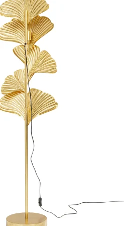 Discount KARE Design Lampa podłogowa Yuva 44x160 cm złota - KARE