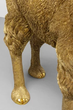 New KARE Design Lampa podłogowa złota alpaka z czarnym abażurem 81x108 cm - KARE